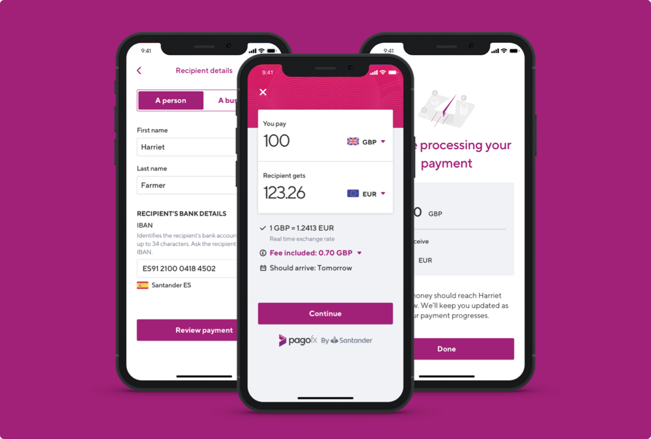 picture of pagofx mobile